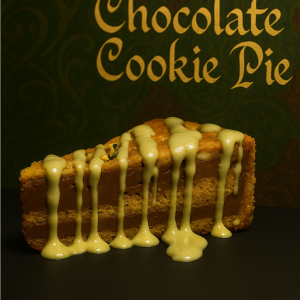 Dubai Chocolate Cookie Pie (Slice)